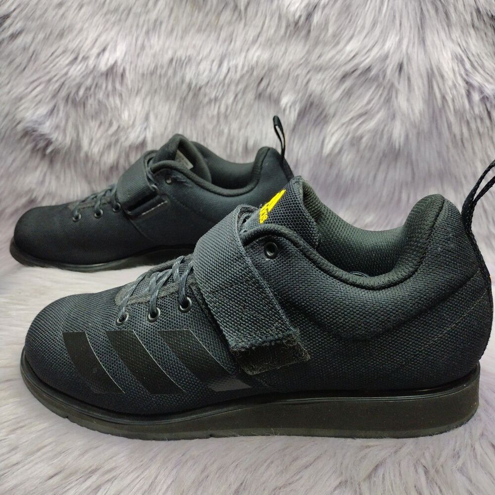 Adidas Mens 6.5 Black Crossfit Powerlift 4 Weightlifting Olympic Shoes FV6599
